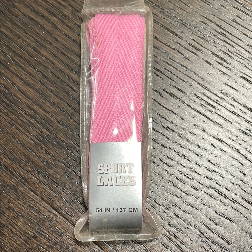 Pink Sport Laces